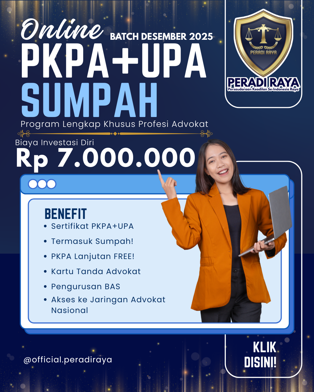 PKPA UPA SUMPAH PERADI RAYA Desember 2025 PKPA UPA SUMPAH PERADI RAYA Desember 2025